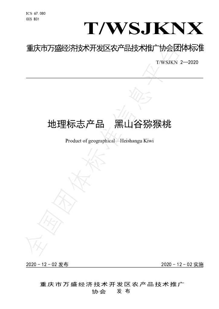 T/WSJKNX 2-2020 标准预览