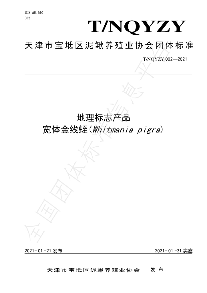 T/NQYZY 002-2021 标准预览