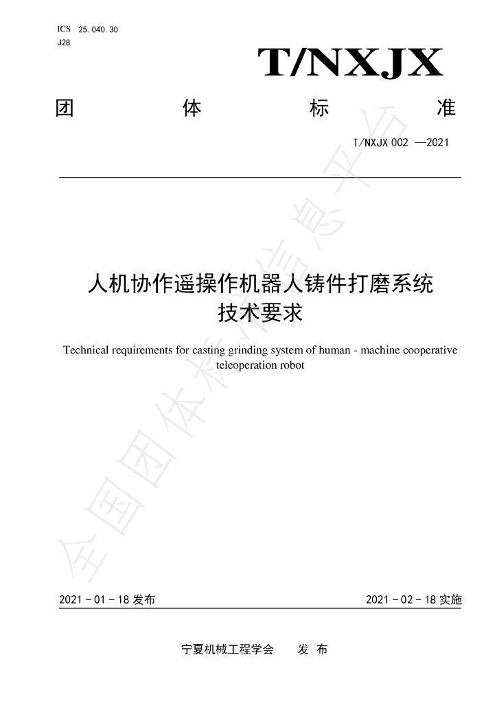 T/NXJX 002-2021 标准预览