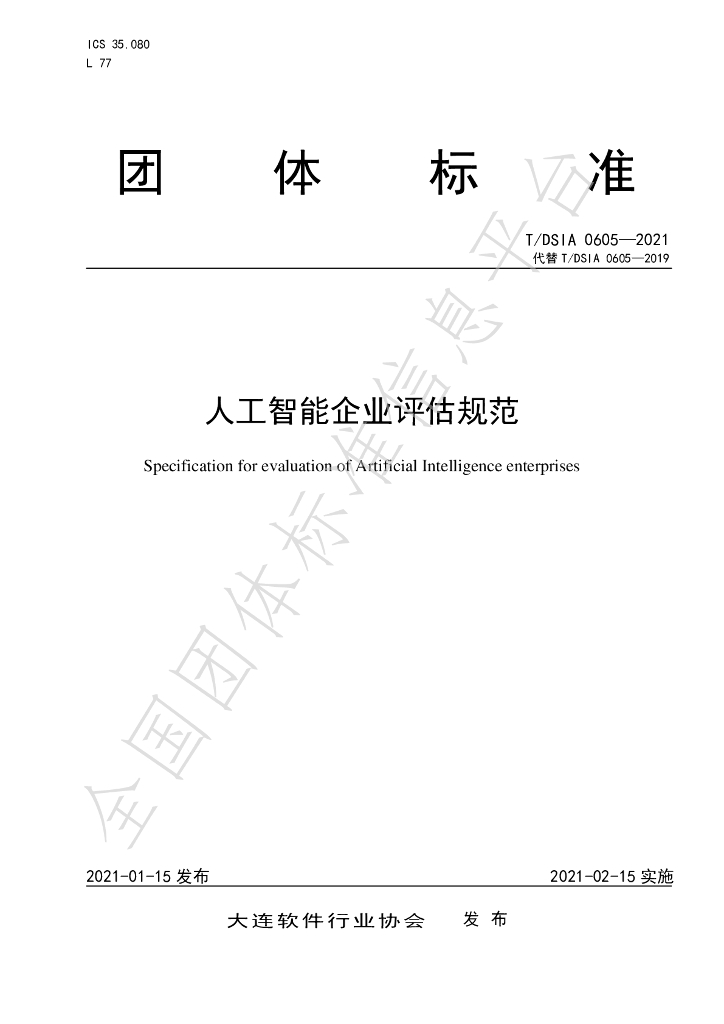 T/DSIA 0605-2021 标准预览