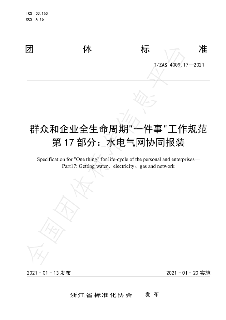 T/ZAS 4009.17-2021 标准预览