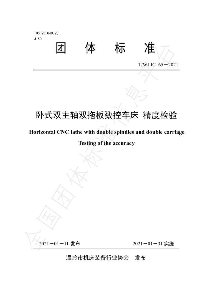 T/WLJC 65-2021 标准预览