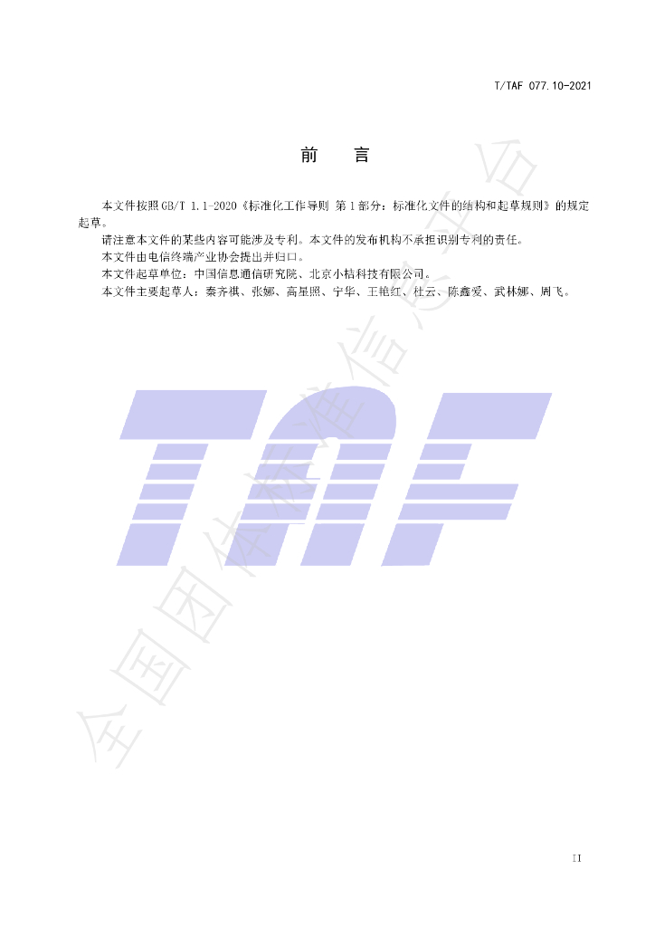 T/TAF 077.10-2021 标准预览