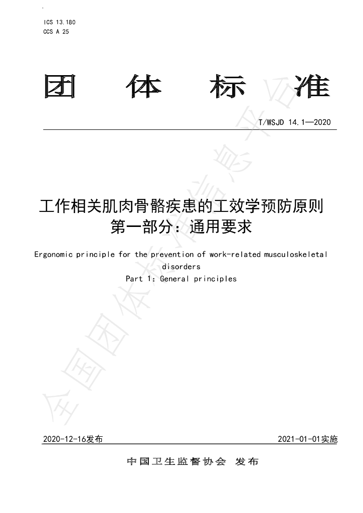 T/WSJD 14.1-2020 标准预览