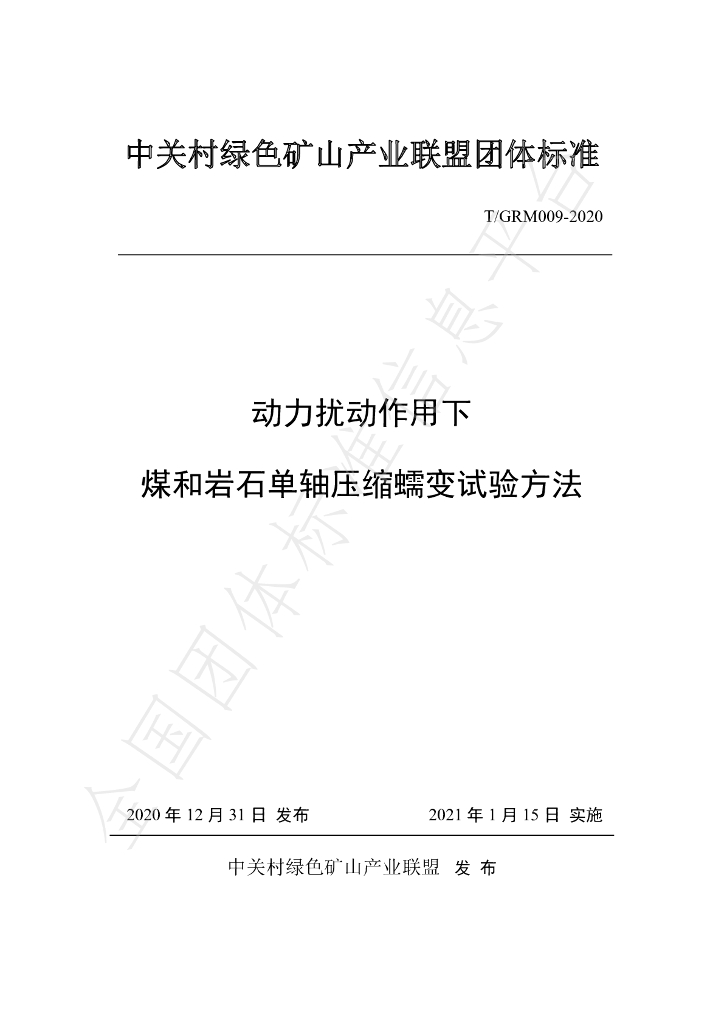 T/GRM 009-2020 标准预览