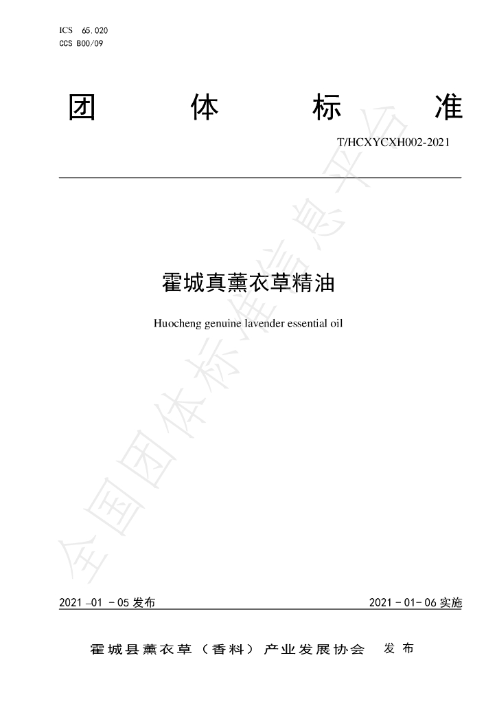 T/HCXYCXH 002-2021 标准预览