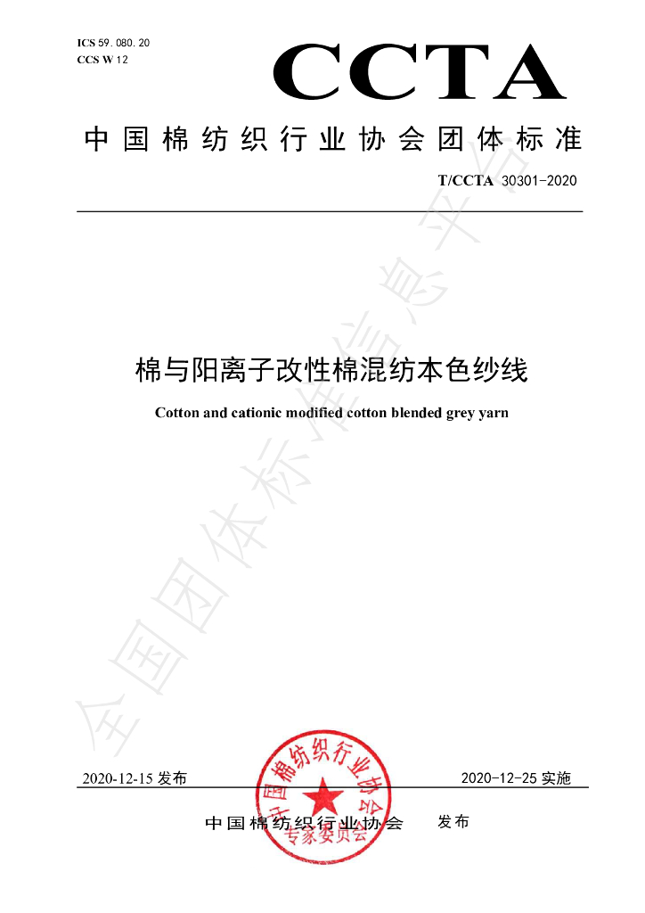 T/CCTA 30301-2020 标准预览