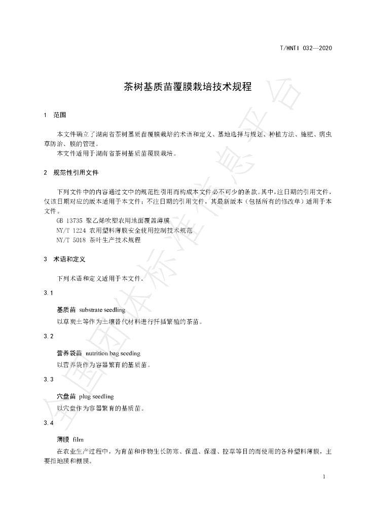 T/HNTI 032-2020 标准预览