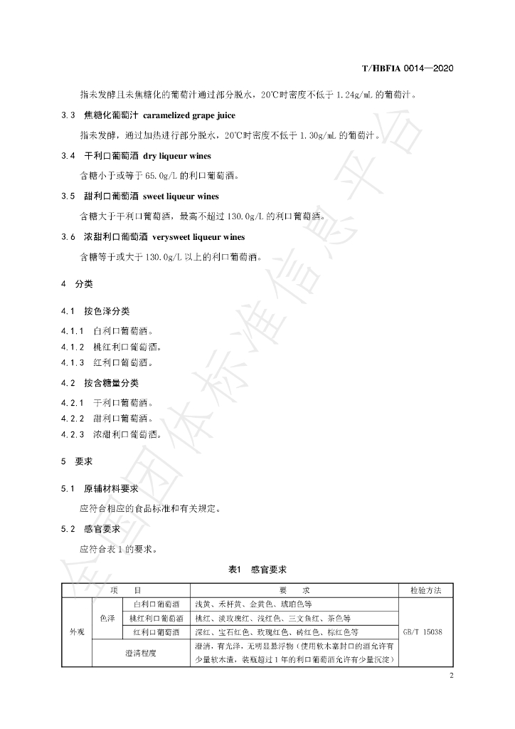 T/HBFIA 0014-2020 标准预览
