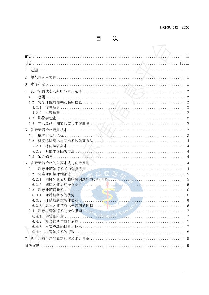 T/CHSA 012-2020 标准预览