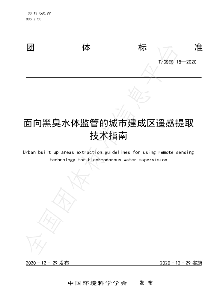 T/CSES 18-2020 标准预览
