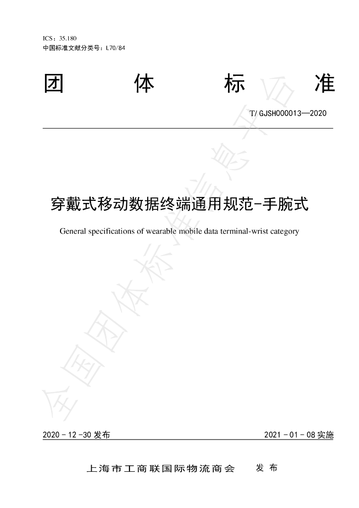 T/GJSH 000013-2020 标准预览