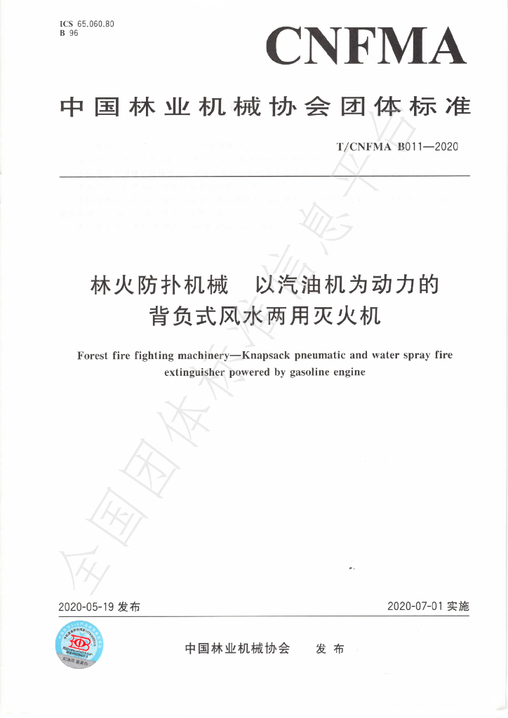 T/CNFMA B011-2020 标准预览