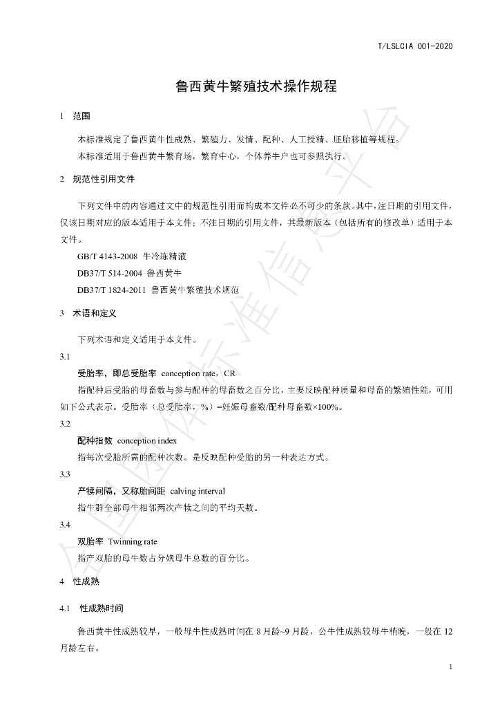 T/LSLCIA 001-2020 标准预览