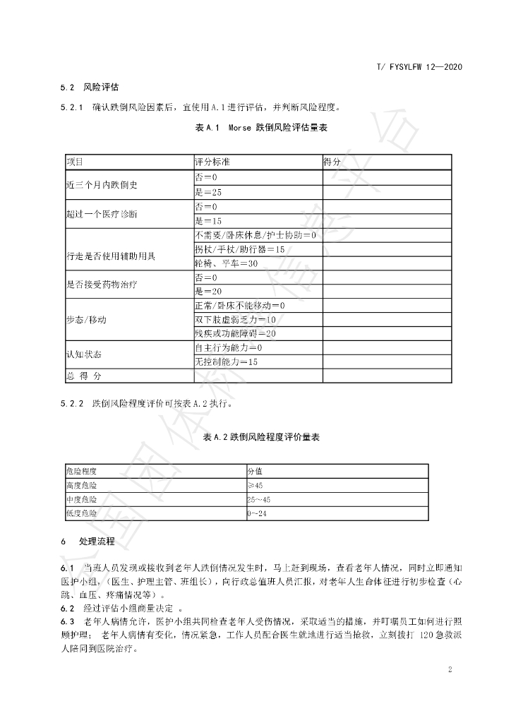 T/FYSYLFW 12-2020 标准预览
