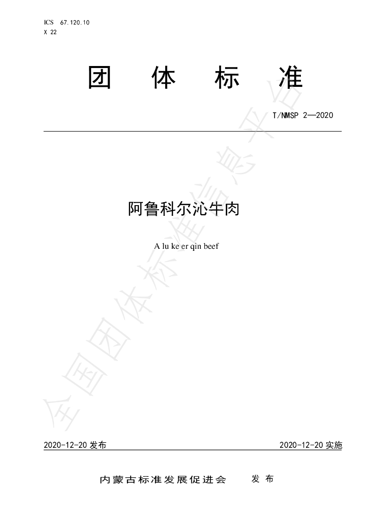 T/NMSP 2-2020 标准预览