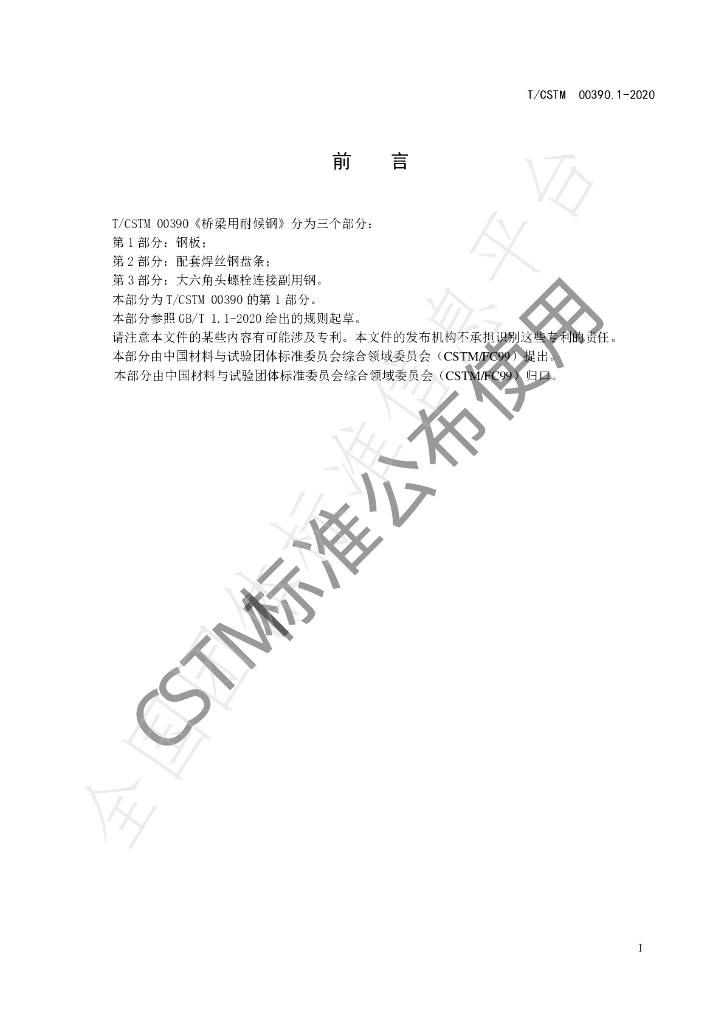 T/CSTM 00390.1-2020 标准预览