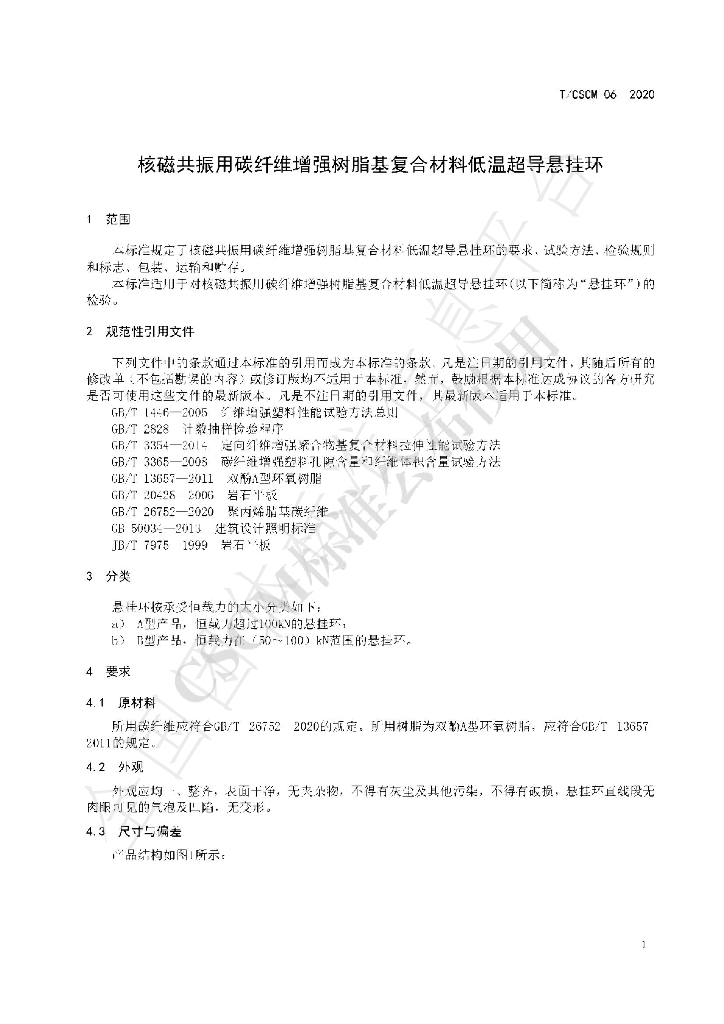 T/CSCM 06-2020 标准预览