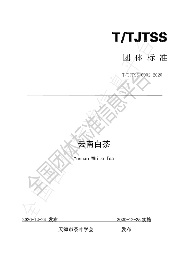 T/TJTSS 0002-2020 标准预览