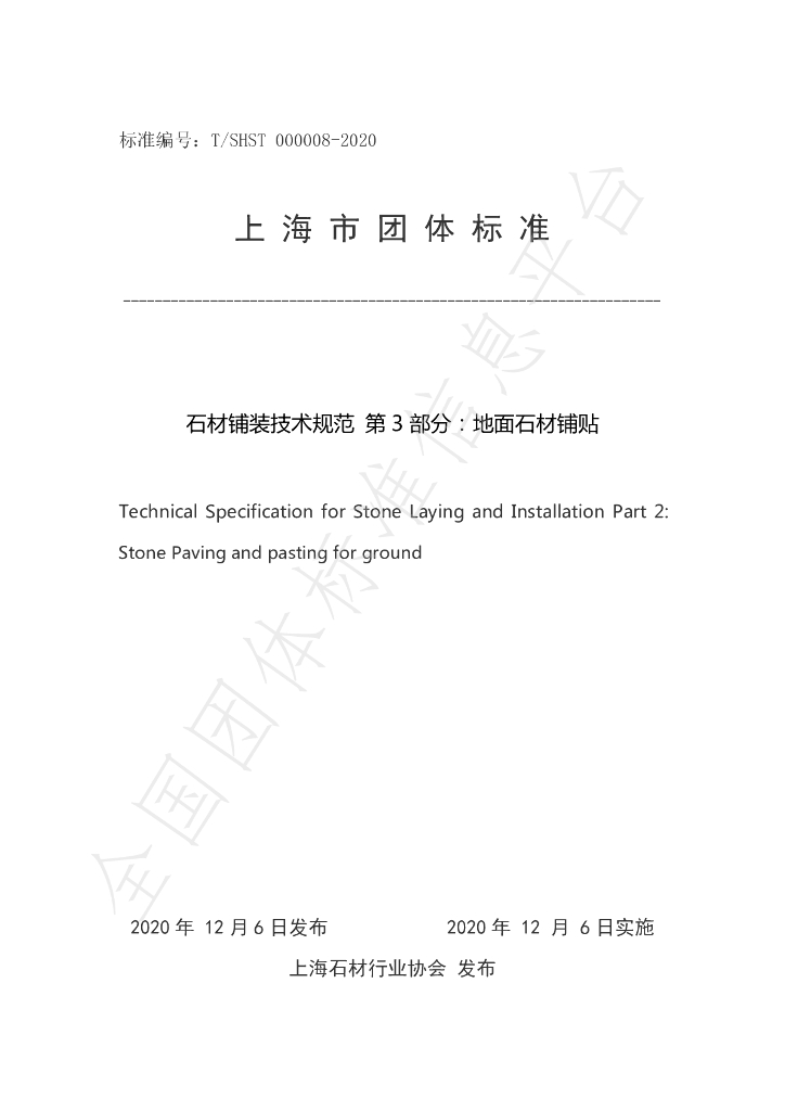 T/SHST 000008-2020 标准预览