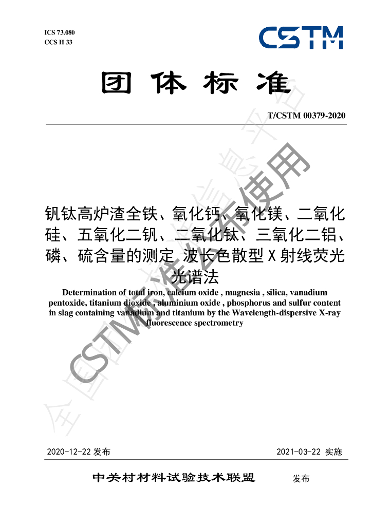 T/CSTM 00379-2020 标准预览