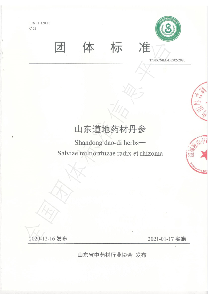 T/SDCMIA DD02-2020 标准预览