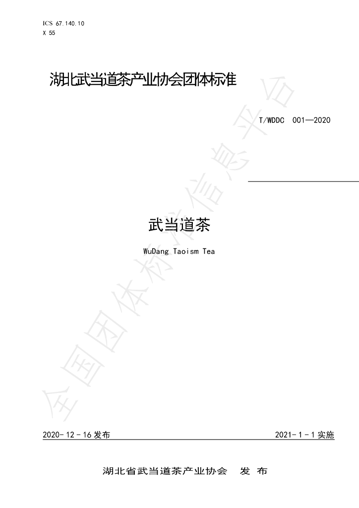 T/WDDC 001-2020 标准预览