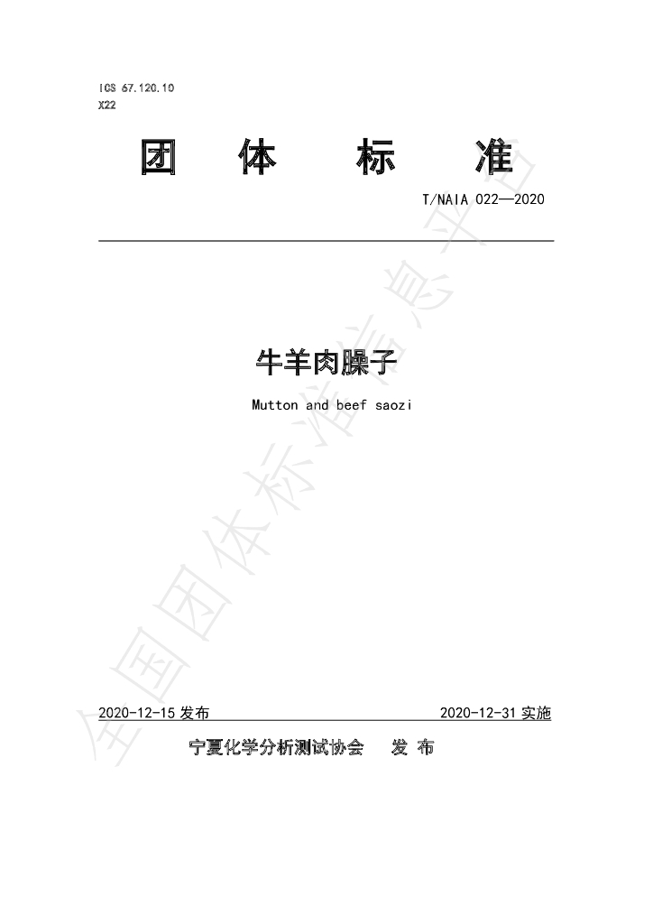 T/NAIA 022-2020 标准预览
