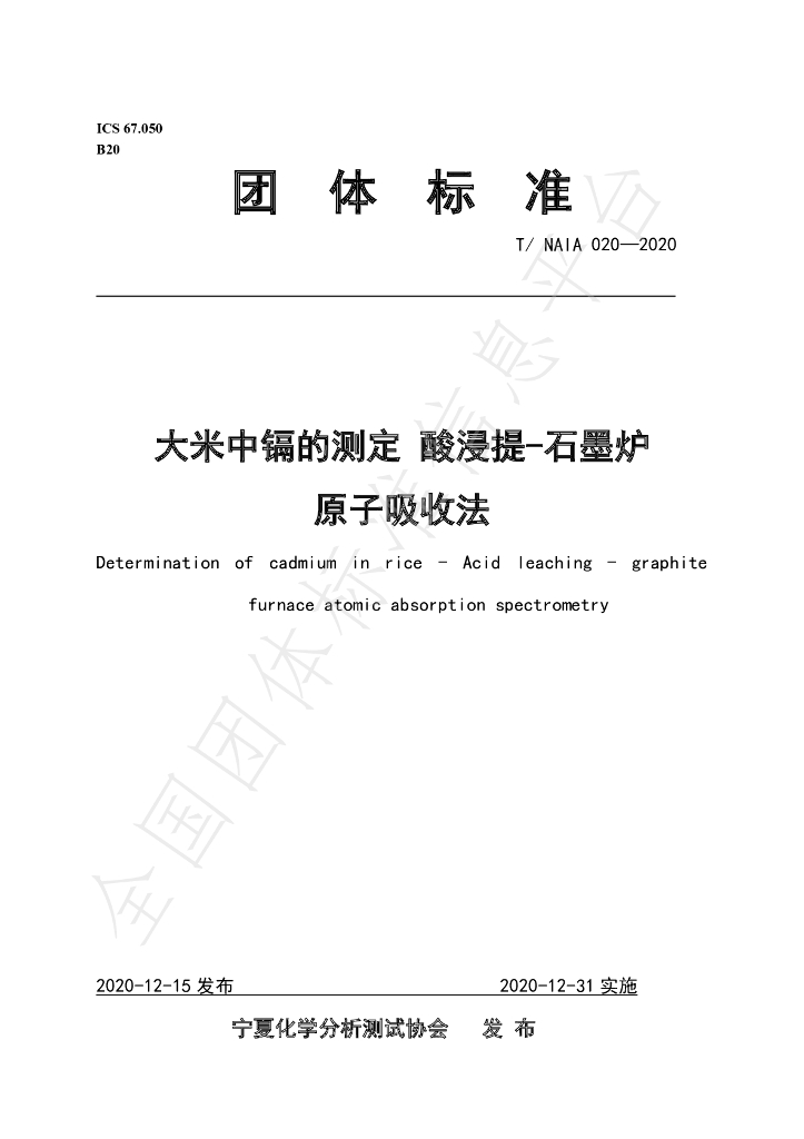T/NAIA 020-2020 标准预览