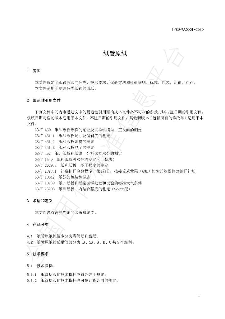 T/SDPAA 0001-2020 标准预览