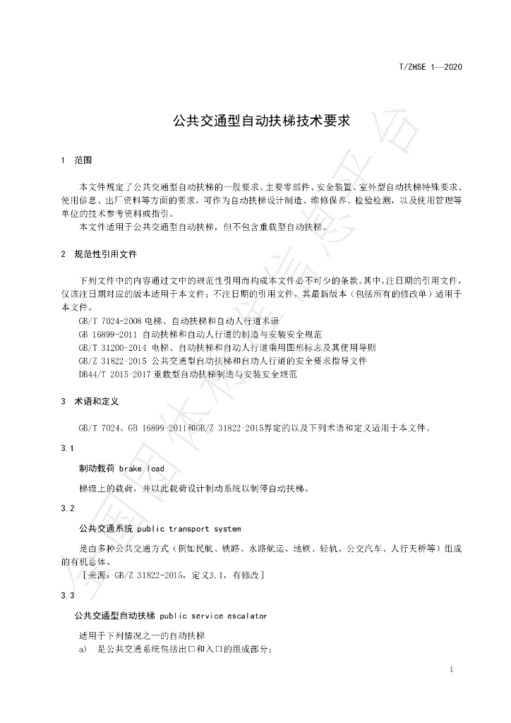 T/ZHSE 1-2020 标准预览