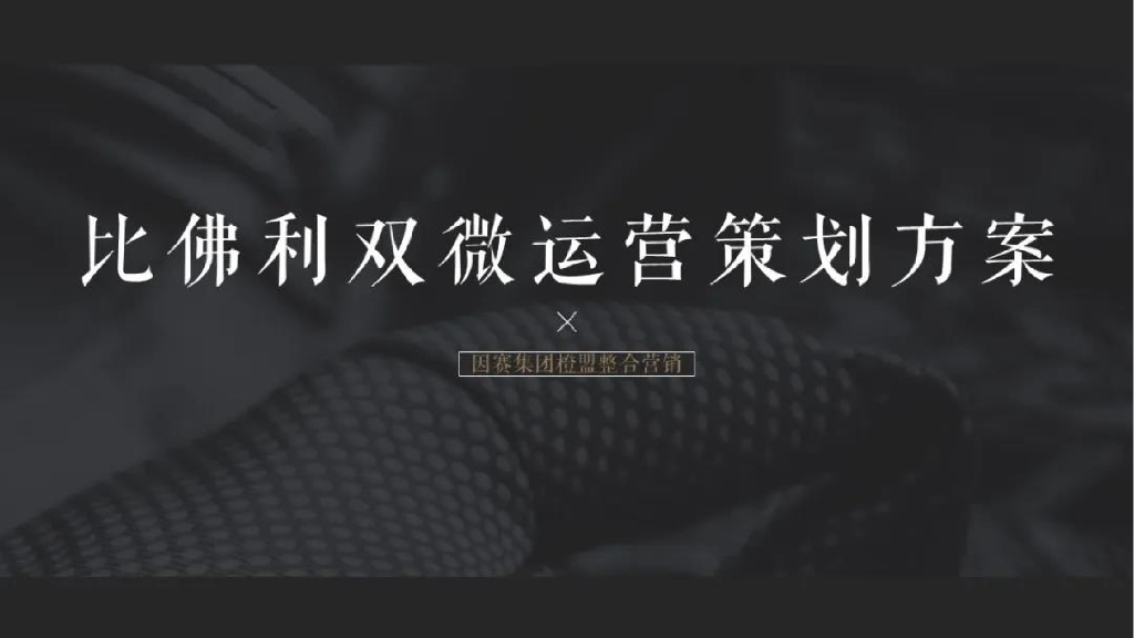 2019比佛利微信微博运营策划方案