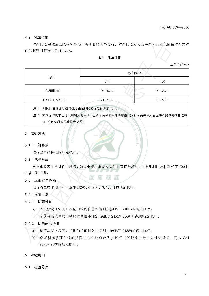 T/CIAA 009-2020 标准预览