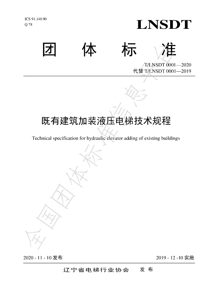 T/LNSDT 0001-2020 标准预览
