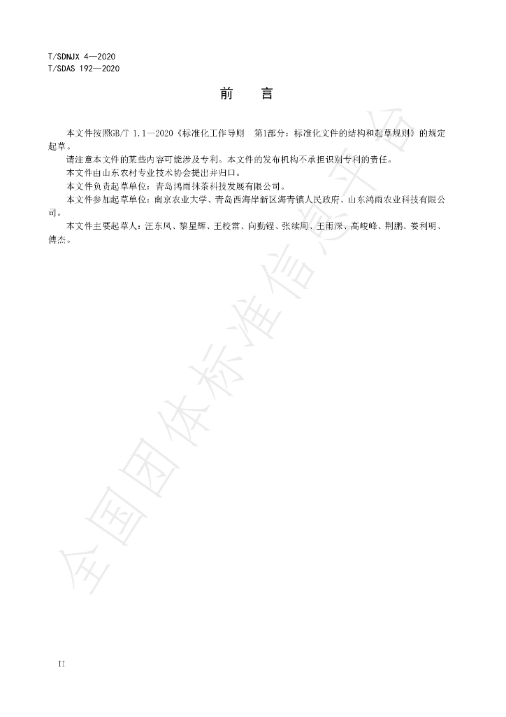 T/SDAS 192-2020 标准预览