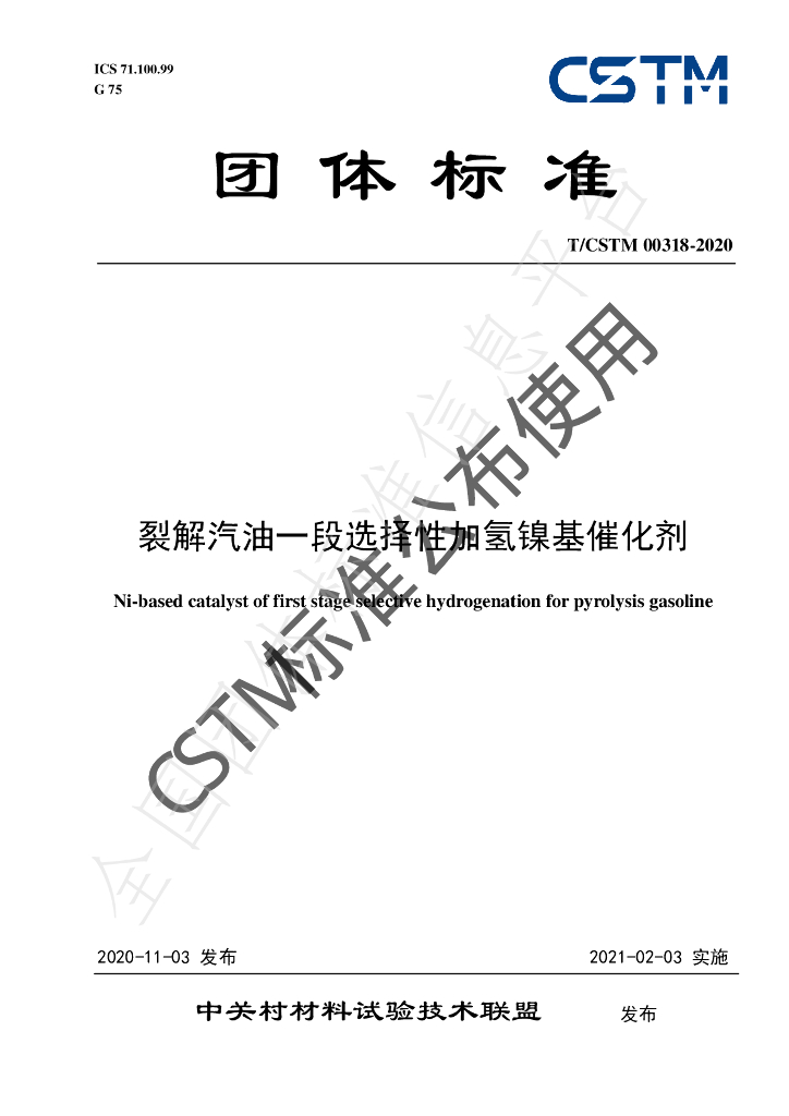 T/CSTM 00318-2020 标准预览