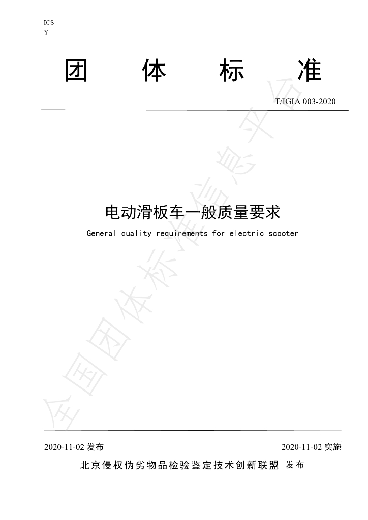 T/IGIA 003-2020 标准预览