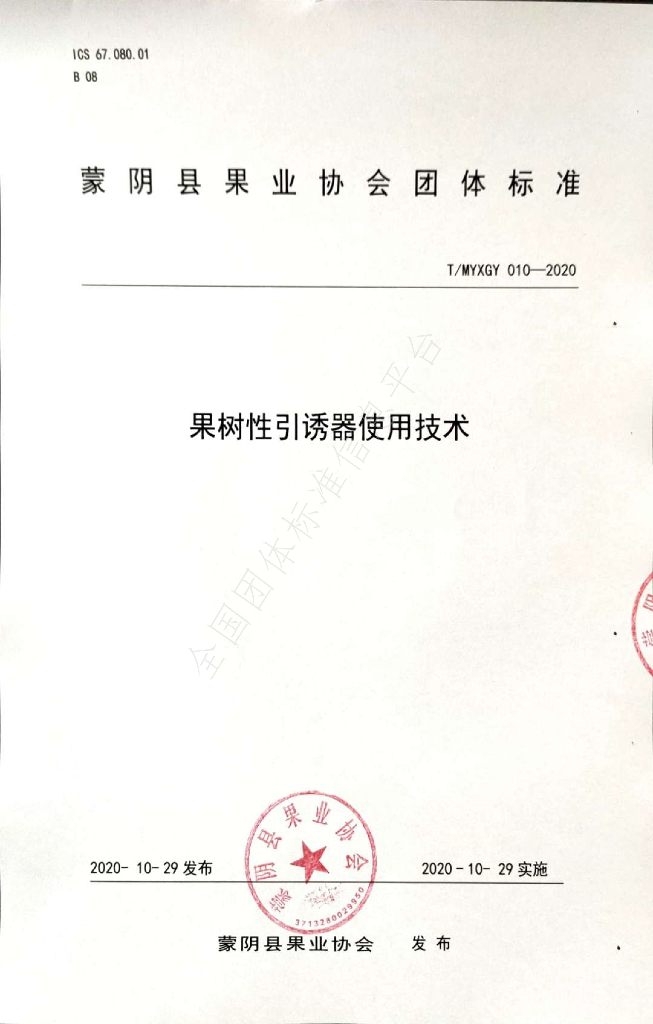 T/MYXGY 010-2020 标准预览