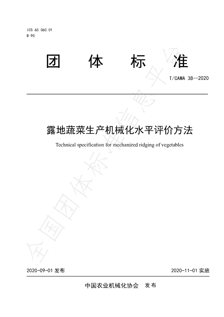 T/CAMA 38-2020 标准预览