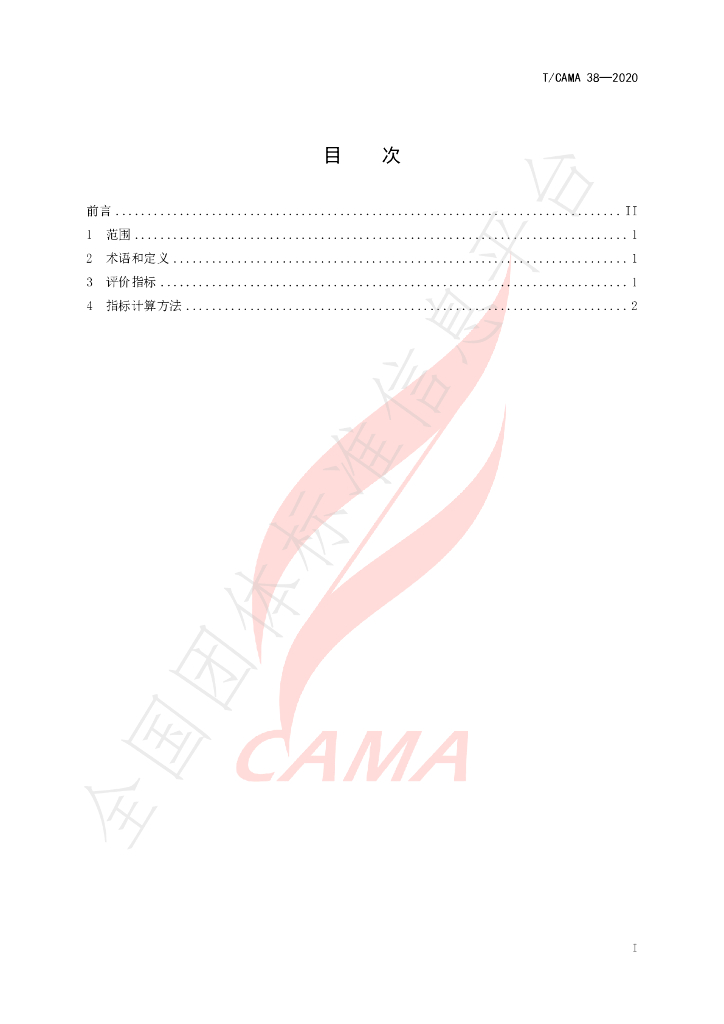 T/CAMA 38-2020 标准预览