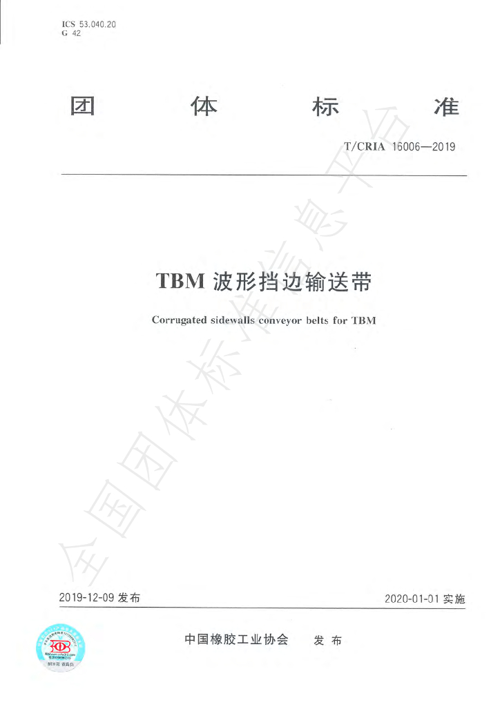 T/CRIA 16006-2019 标准预览