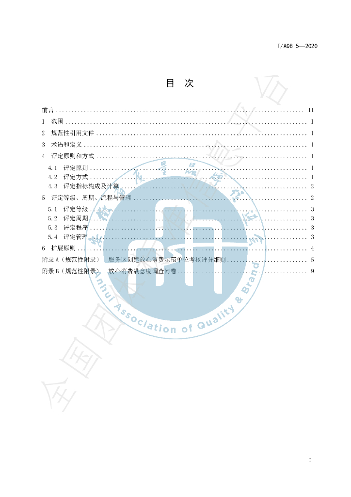 T/AQB 5-2020 标准预览