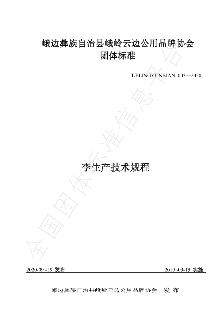 T/ELINGYUNBIAN 003-2020 标准预览