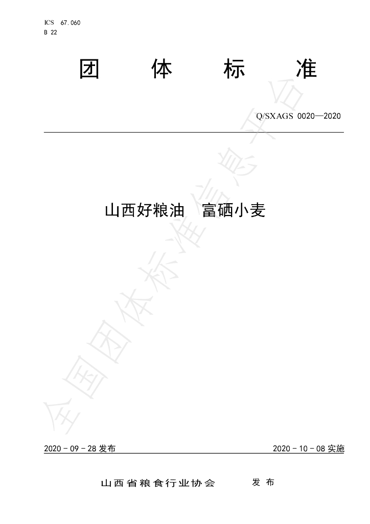 T/SXAGS 0020-2020 标准预览