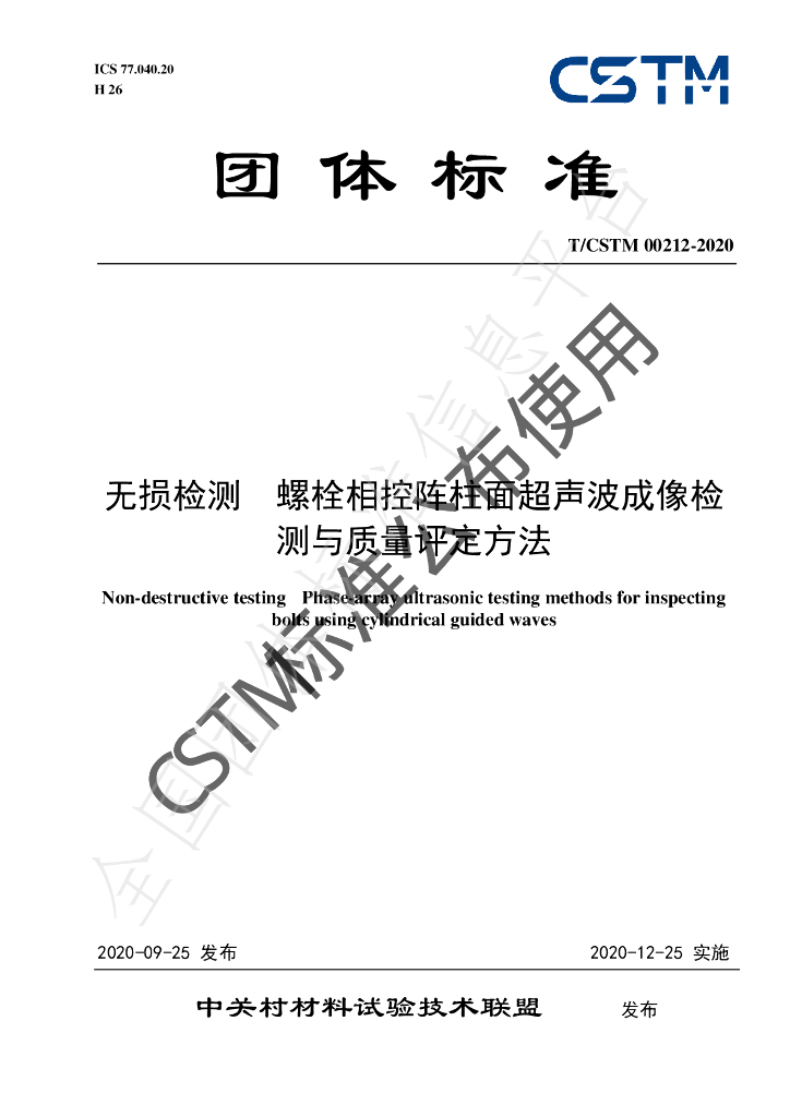 T/CSTM 00212-2020 标准预览
