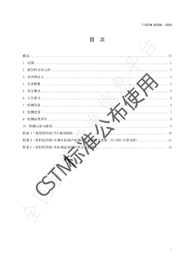 T/CSTM 00208-2020 标准预览