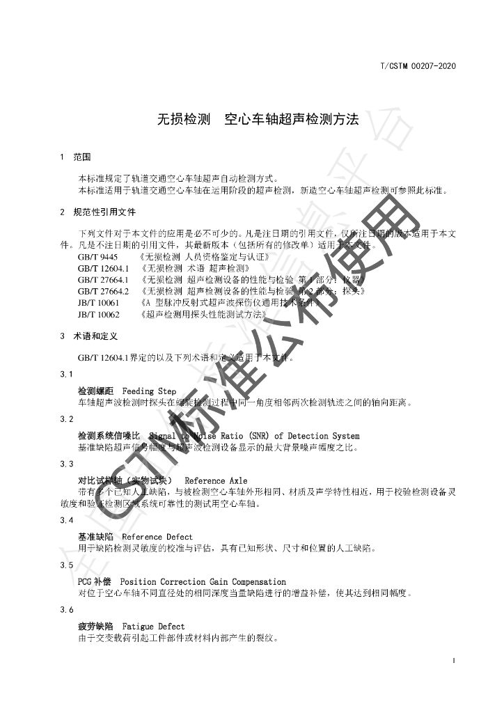 T/CSTM 00207-2020 标准预览
