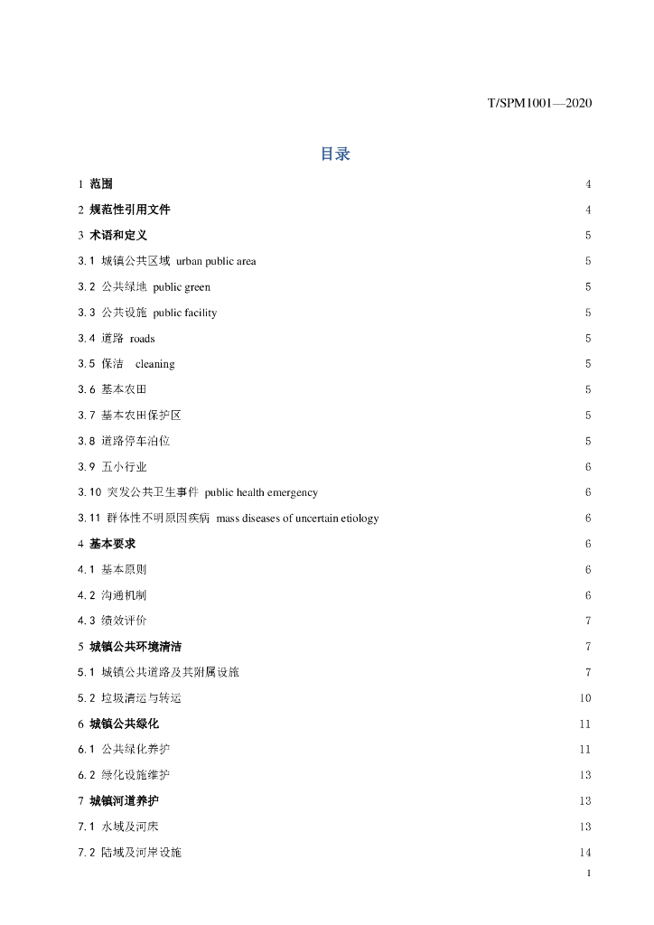 T/SPM 1001-2020 标准预览