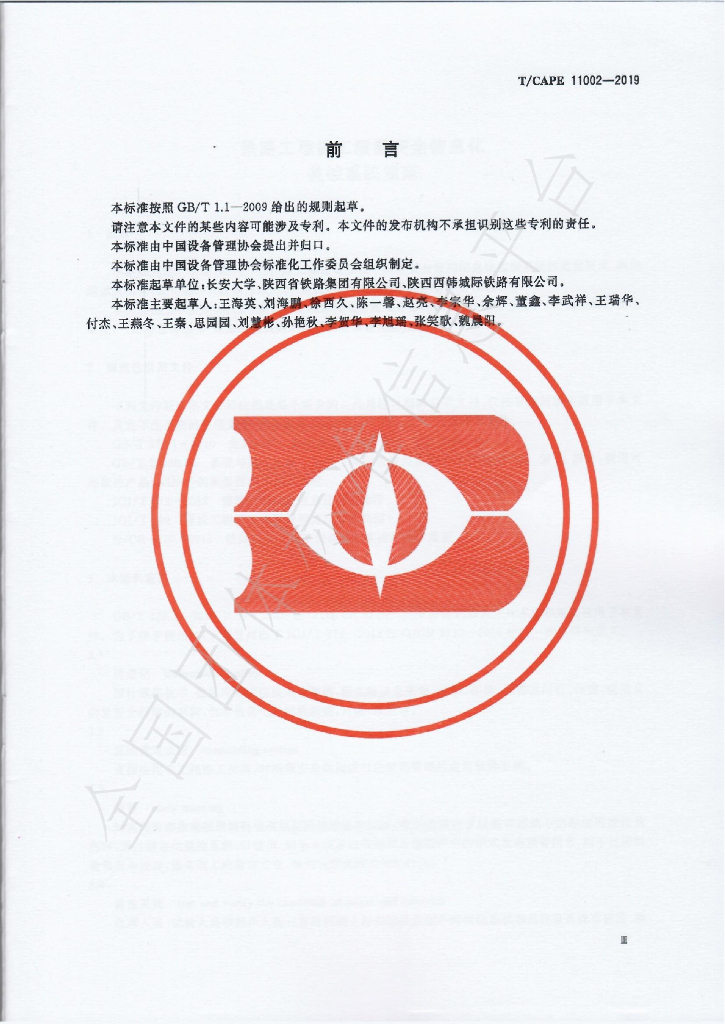 T/CAPE 11002-2019 标准预览