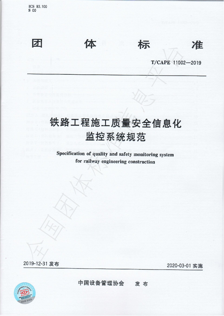 T/CAPE 11002-2019 标准预览